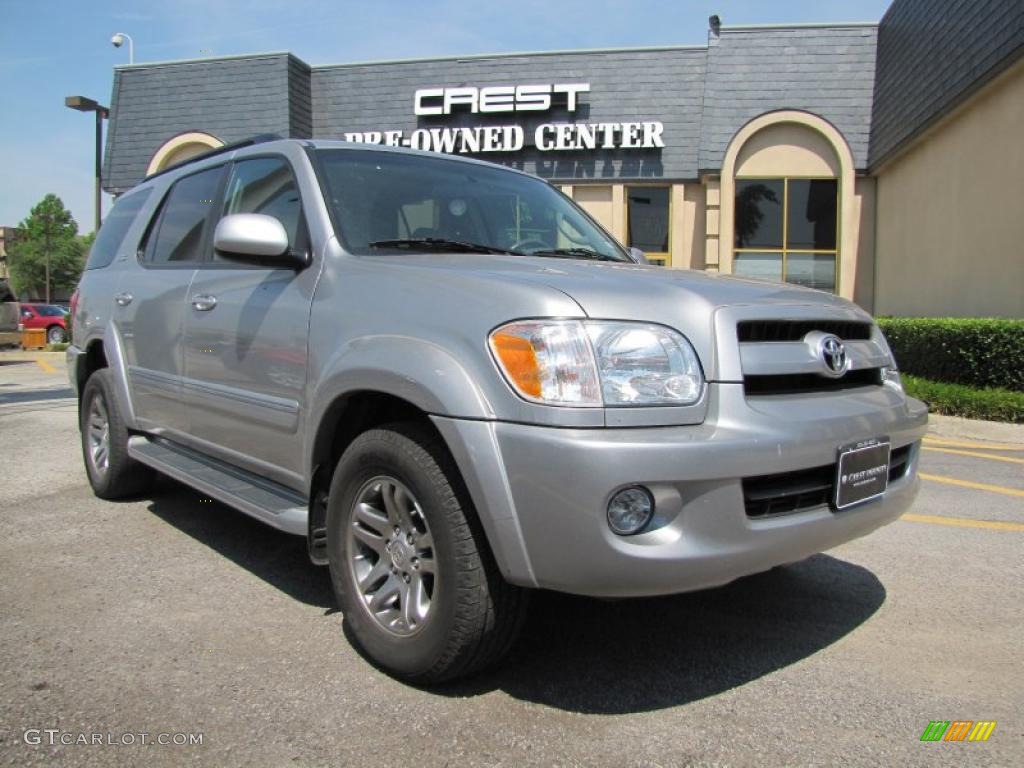 Silver Sky Metallic Toyota Sequoia