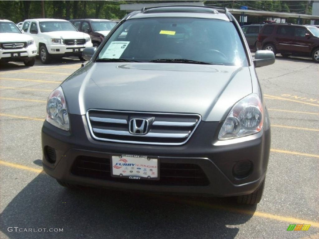 2005 CR-V EX 4WD - Pewter Pearl / Black photo #3