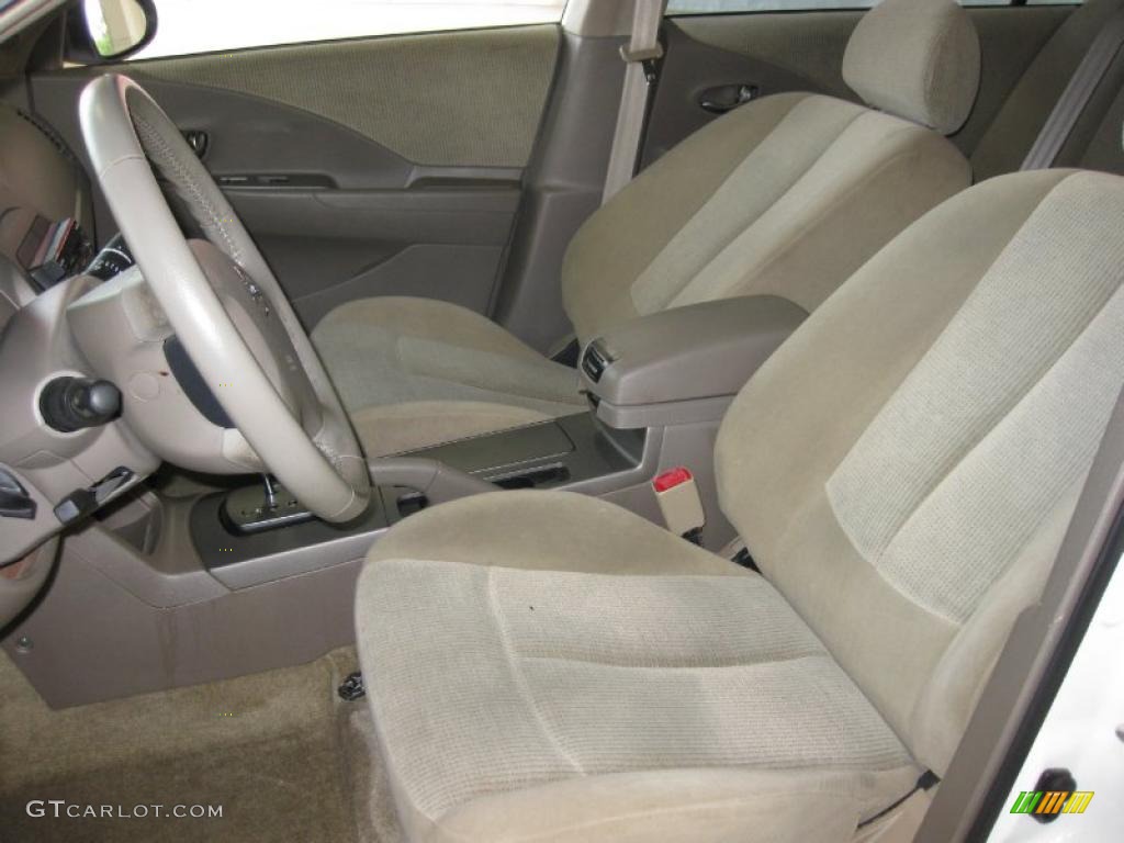 2002 Altima 3.5 SE - Satin White / Blond Beige photo #16