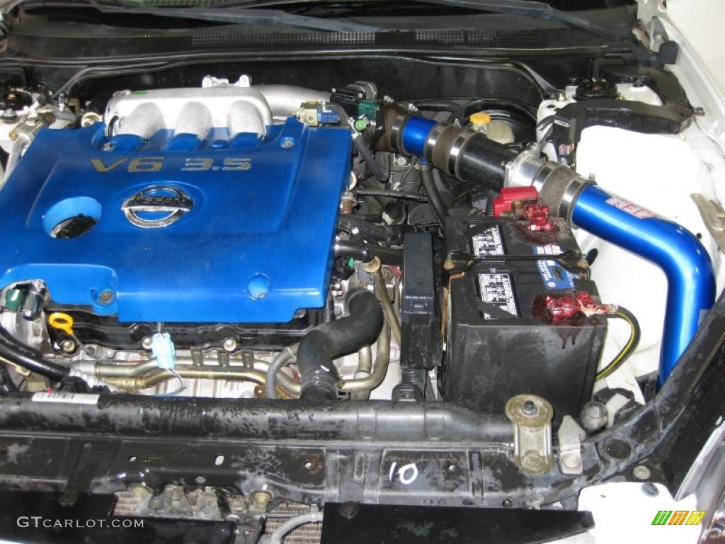 2002 Altima 3.5 SE - Satin White / Blond Beige photo #30