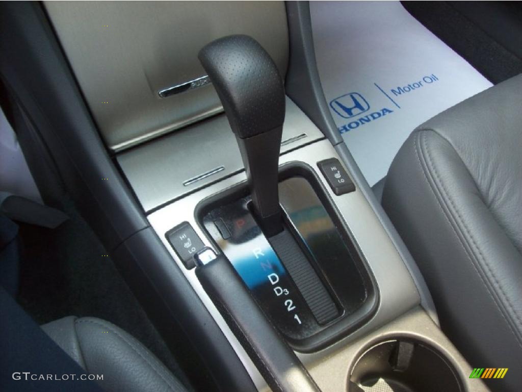 2007 Accord EX-L V6 Sedan - Cool Blue Metallic / Gray photo #20