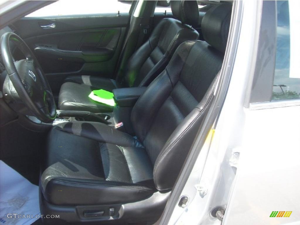 2007 Accord EX-L Sedan - Alabaster Silver Metallic / Black photo #6