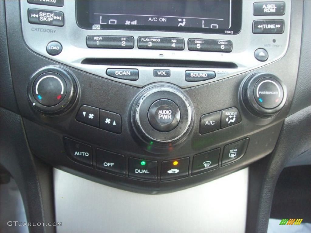 2007 Accord EX-L Sedan - Alabaster Silver Metallic / Black photo #17