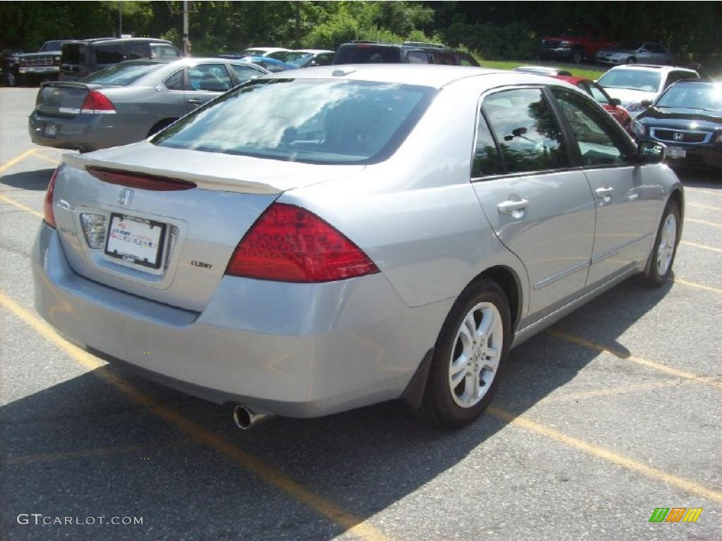 2007 Accord EX-L Sedan - Alabaster Silver Metallic / Black photo #23