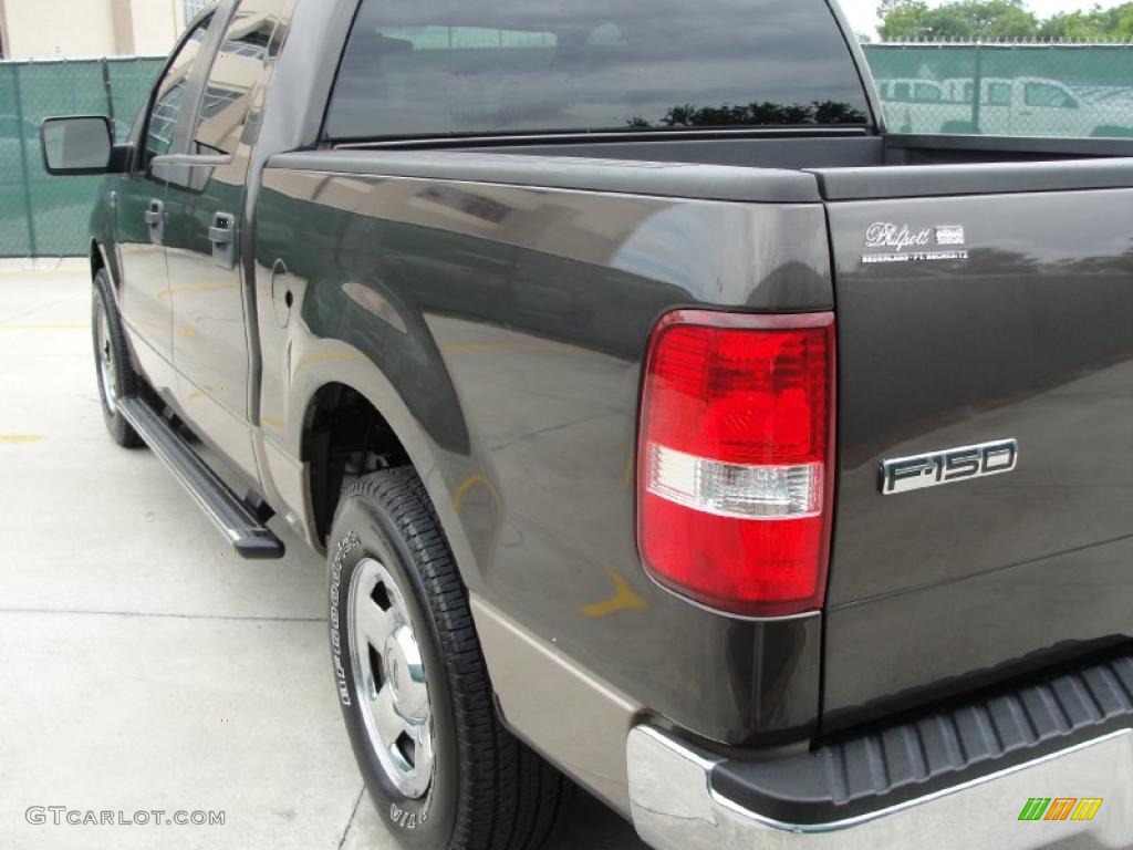 2006 F150 XLT SuperCrew - Dark Stone Metallic / Tan photo #5