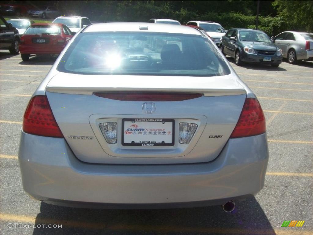 2007 Accord EX-L Sedan - Alabaster Silver Metallic / Black photo #26