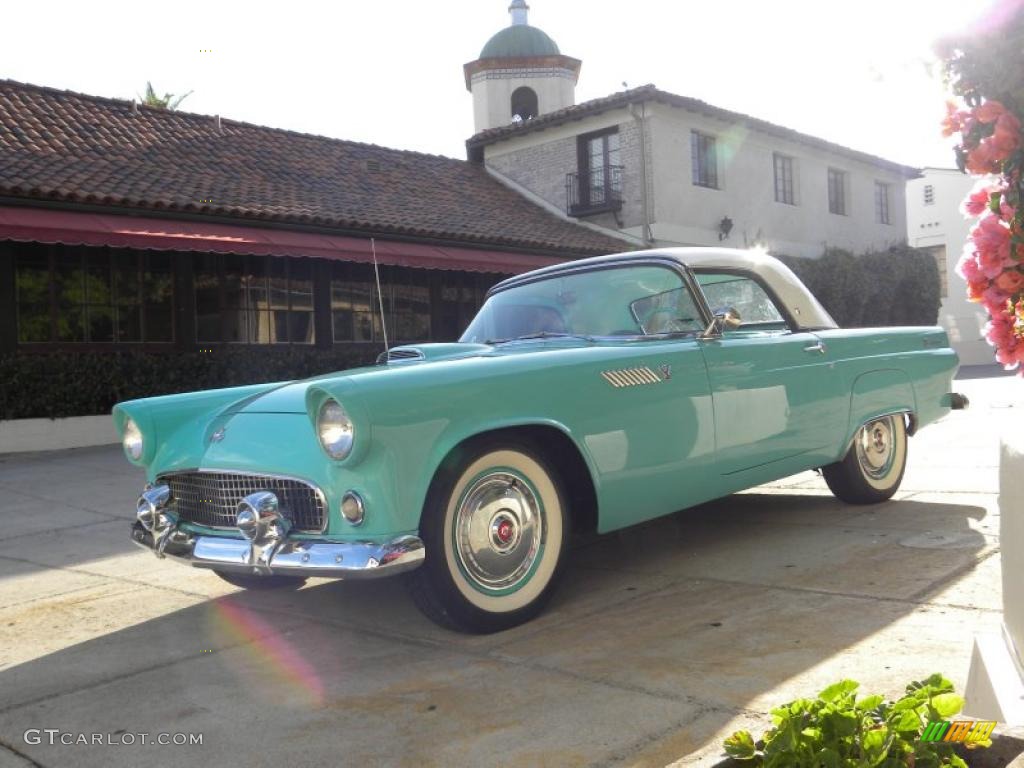 1955 Thunderbird Convertible - Thunderbird Blue / Turquoise/White photo #21