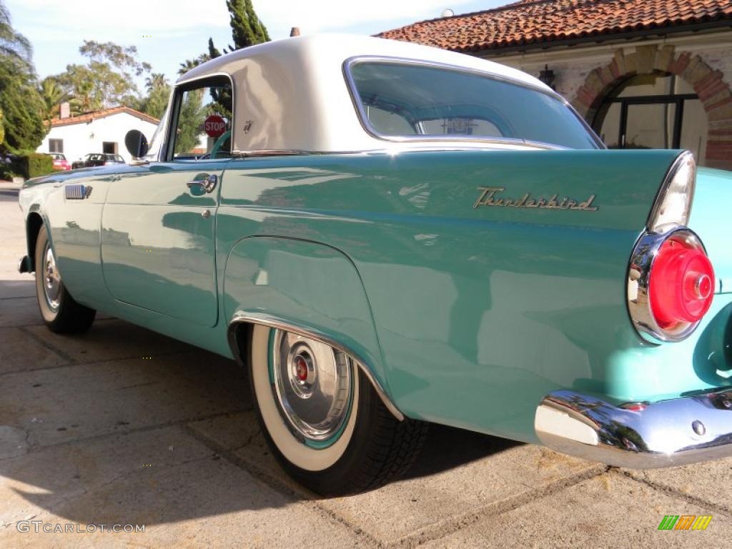 1955 Thunderbird Convertible - Thunderbird Blue / Turquoise/White photo #24