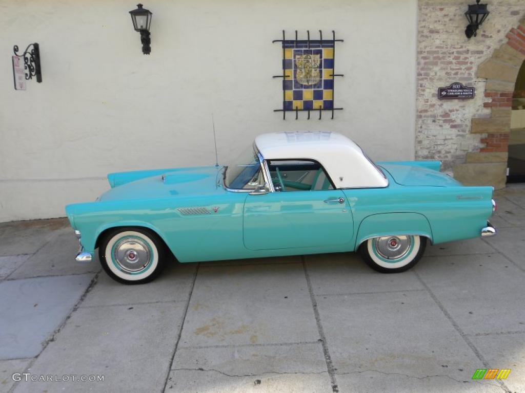 1955 Thunderbird Convertible - Thunderbird Blue / Turquoise/White photo #37