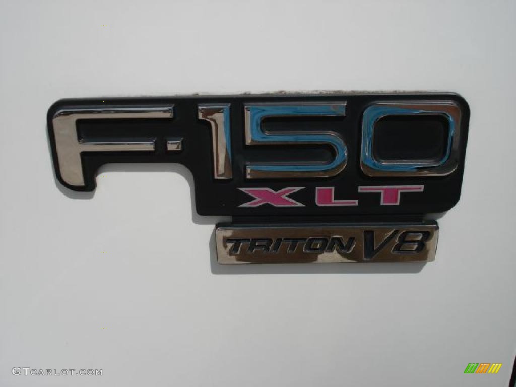 2002 F150 XLT SuperCab - Oxford White / Medium Parchment photo #17