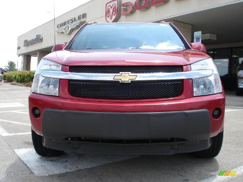 2006 Equinox LT AWD - Salsa Red Metallic / Light Gray photo #8