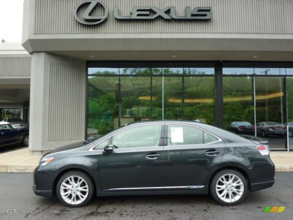 2010 HS 250h Hybrid Premium - Smoky Granite Mica / Gray photo #2