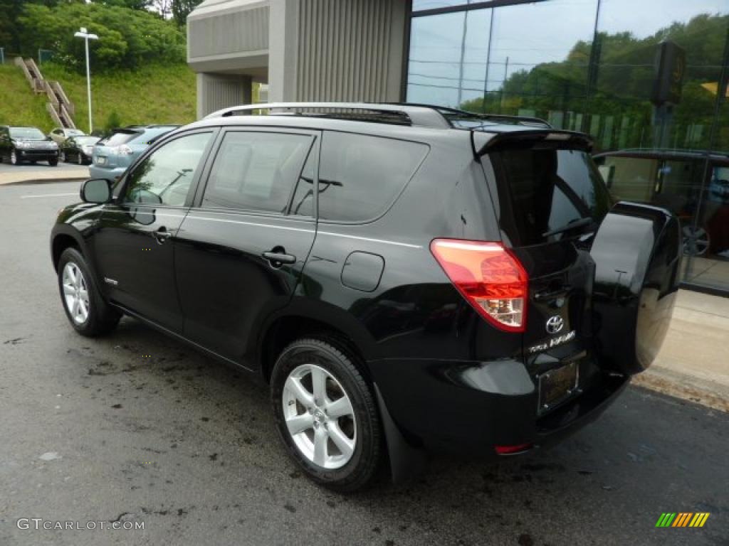 2008 RAV4 Limited V6 4WD - Black / Taupe photo #3