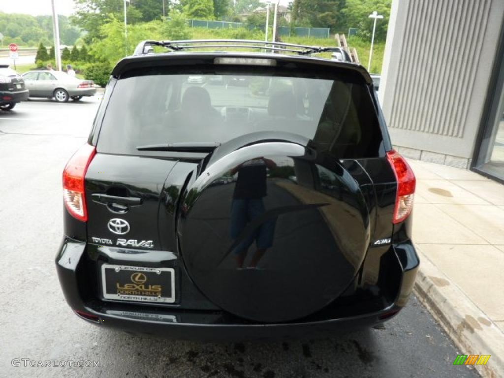2008 RAV4 Limited V6 4WD - Black / Taupe photo #4