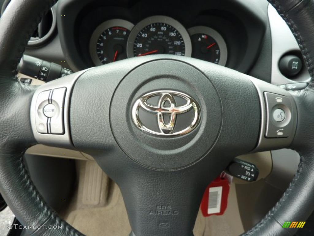 2008 RAV4 Limited V6 4WD - Black / Taupe photo #19