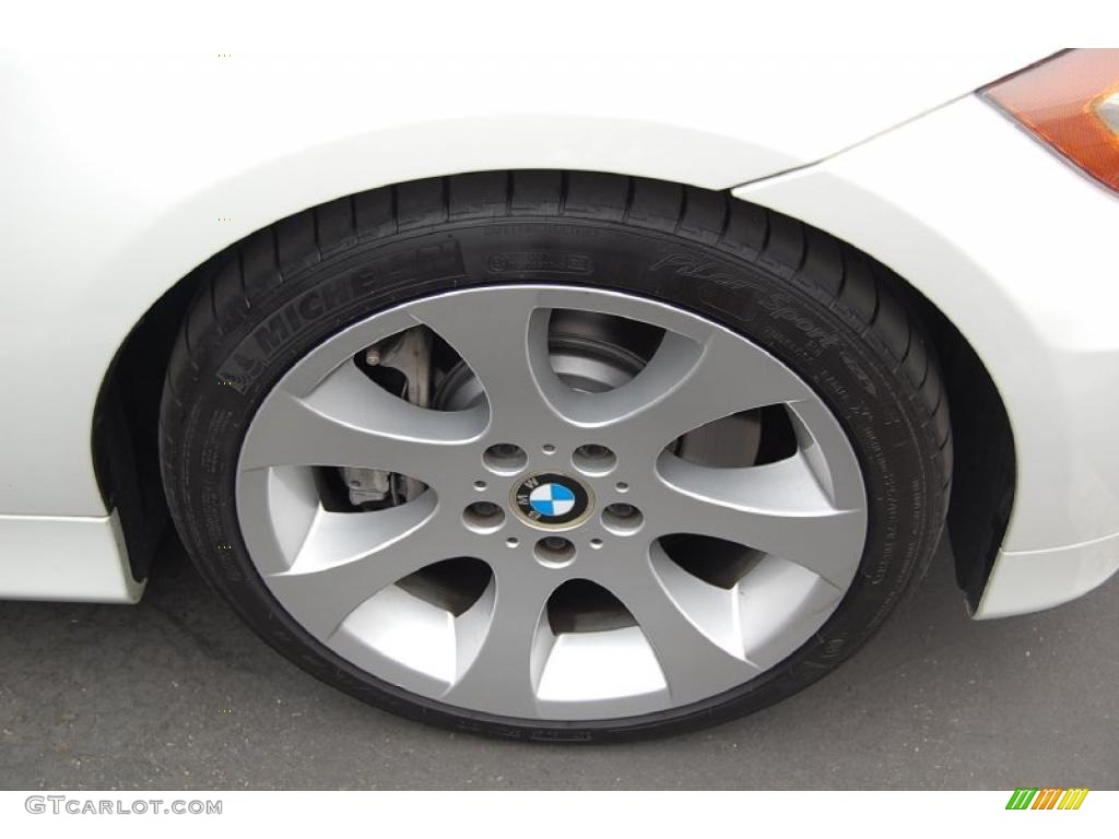 2007 3 Series 335i Sedan - Alpine White / Terra/Black Dakota Leather photo #2