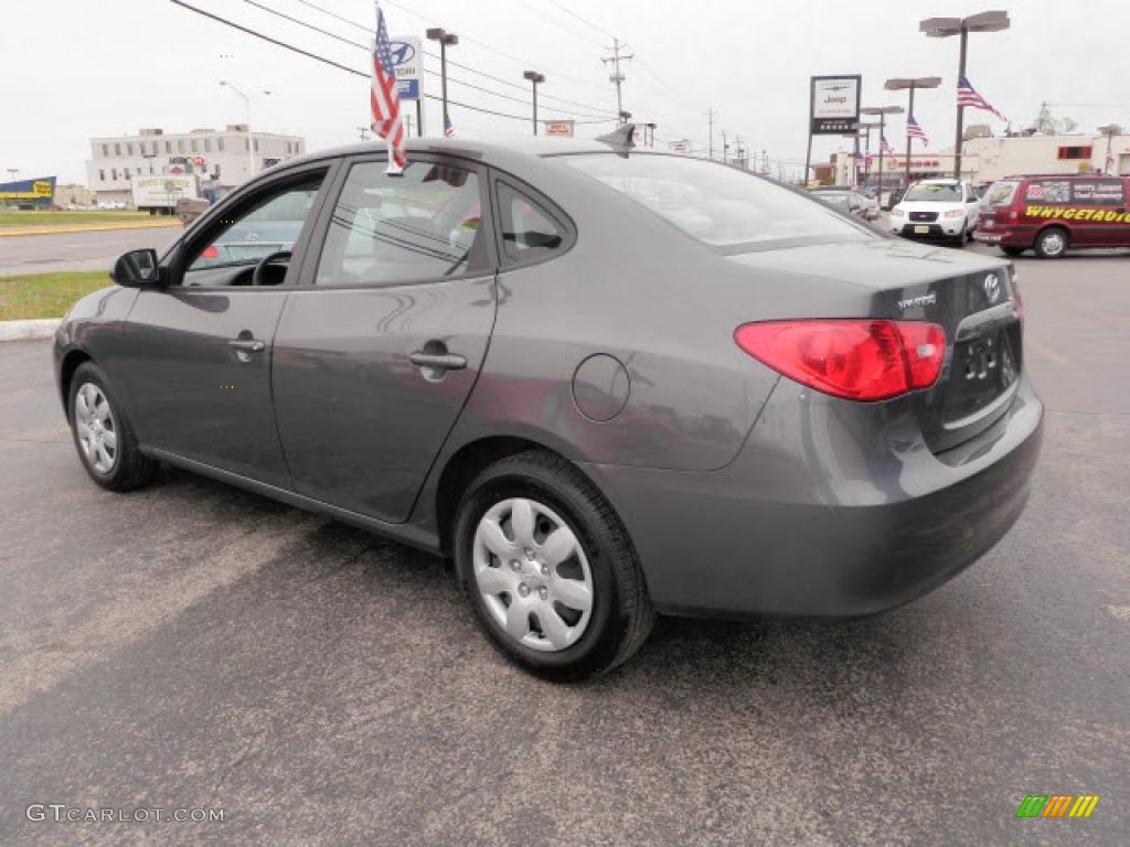 2009 Elantra GLS Sedan - Carbon Gray / Gray photo #2
