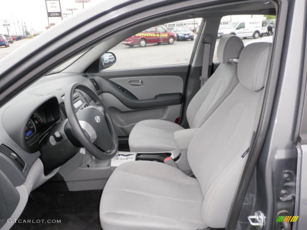 2009 Elantra GLS Sedan - Carbon Gray / Gray photo #4