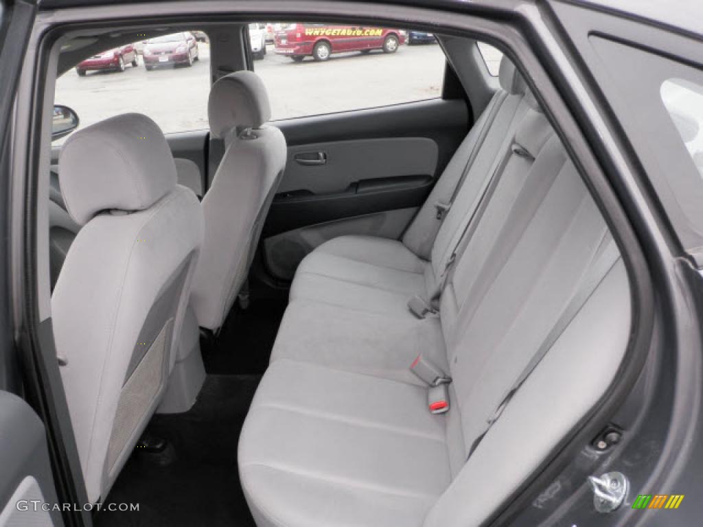 2009 Elantra GLS Sedan - Carbon Gray / Gray photo #6