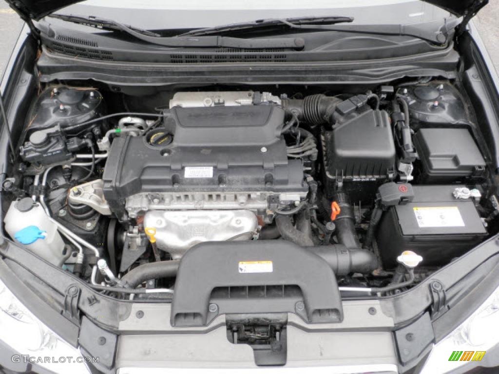 2009 Elantra GLS Sedan - Black Pearl / Gray photo #11
