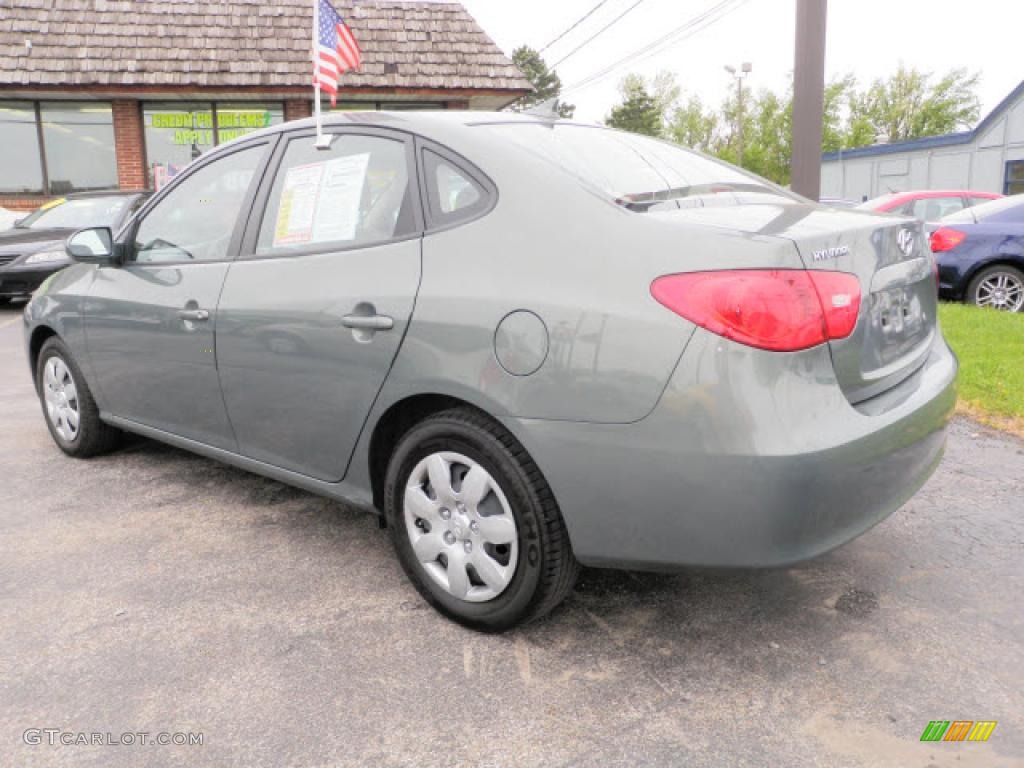 2009 Elantra GLS Sedan - Carbon Gray / Beige photo #2