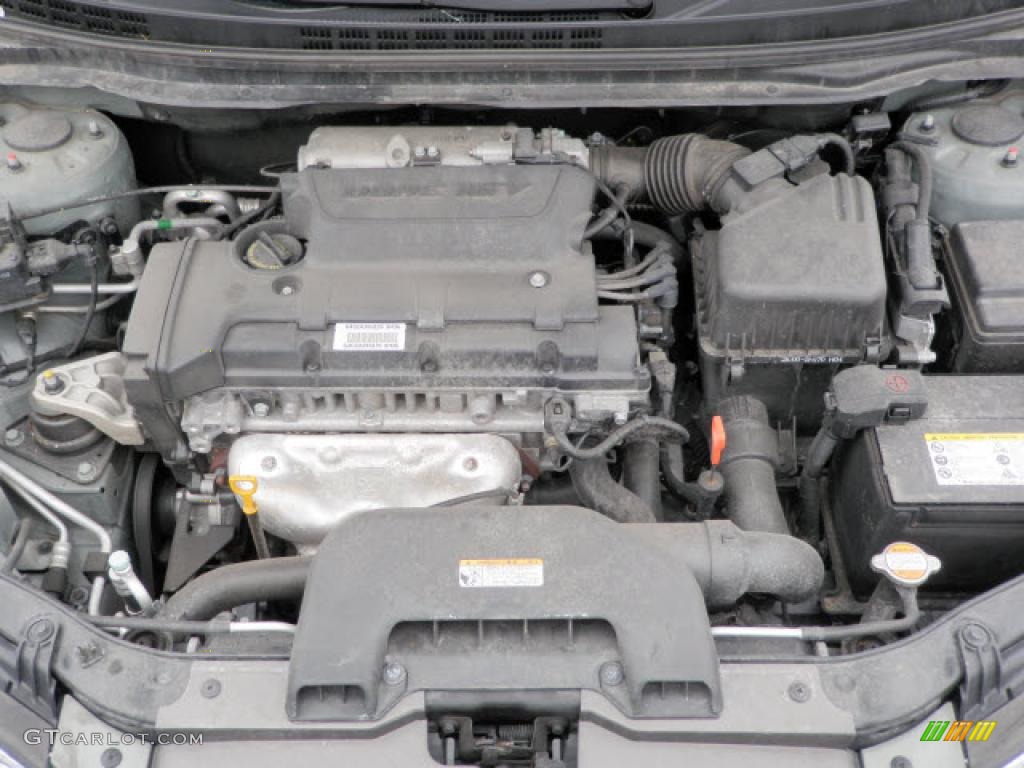 2009 Elantra GLS Sedan - Carbon Gray / Beige photo #11