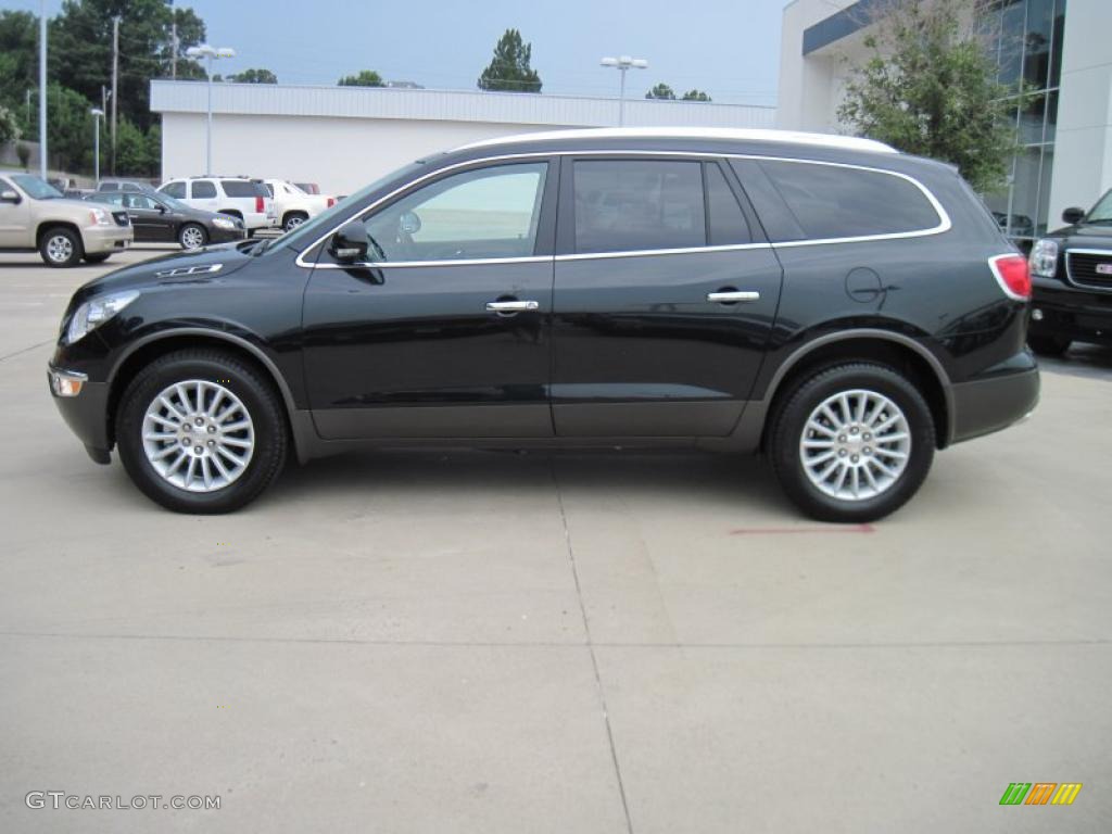 2010 Enclave CX - Carbon Black Metallic / Ebony/Ebony photo #3