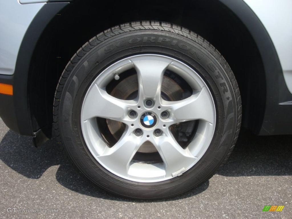 2007 X3 3.0si - Titanium Silver Metallic / Black photo #8