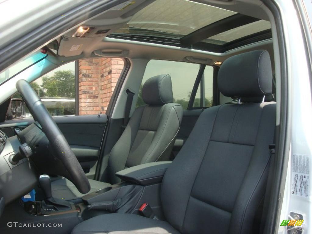 2007 X3 3.0si - Titanium Silver Metallic / Black photo #10