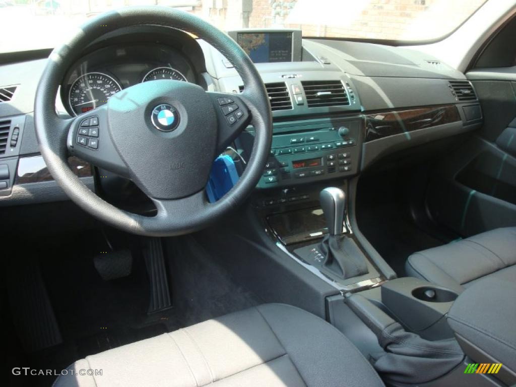 2007 X3 3.0si - Titanium Silver Metallic / Black photo #12