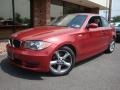 2008 Sedona Red Metallic BMW 1 Series 128i Coupe  photo #1