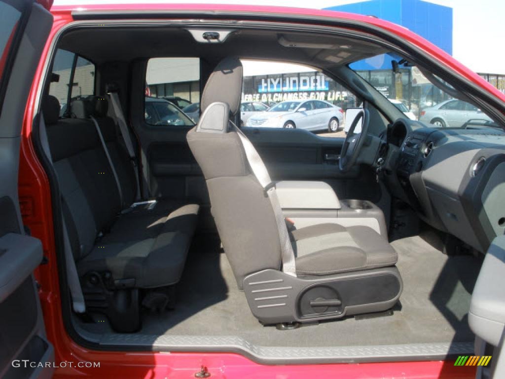 2006 F150 XLT SuperCab 4x4 - Bright Red / Medium/Dark Flint photo #10