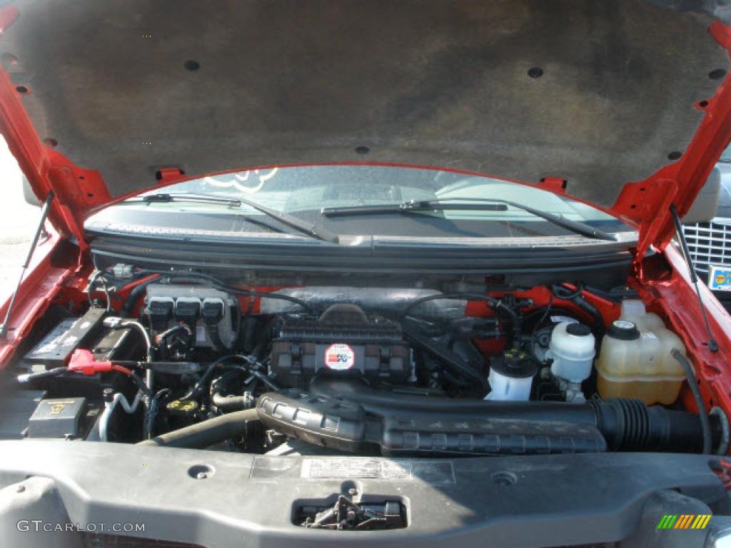 2006 F150 XLT SuperCab 4x4 - Bright Red / Medium/Dark Flint photo #11