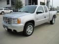 2010 Pure Silver Metallic GMC Sierra 1500 SLE Extended Cab 4x4  photo #1