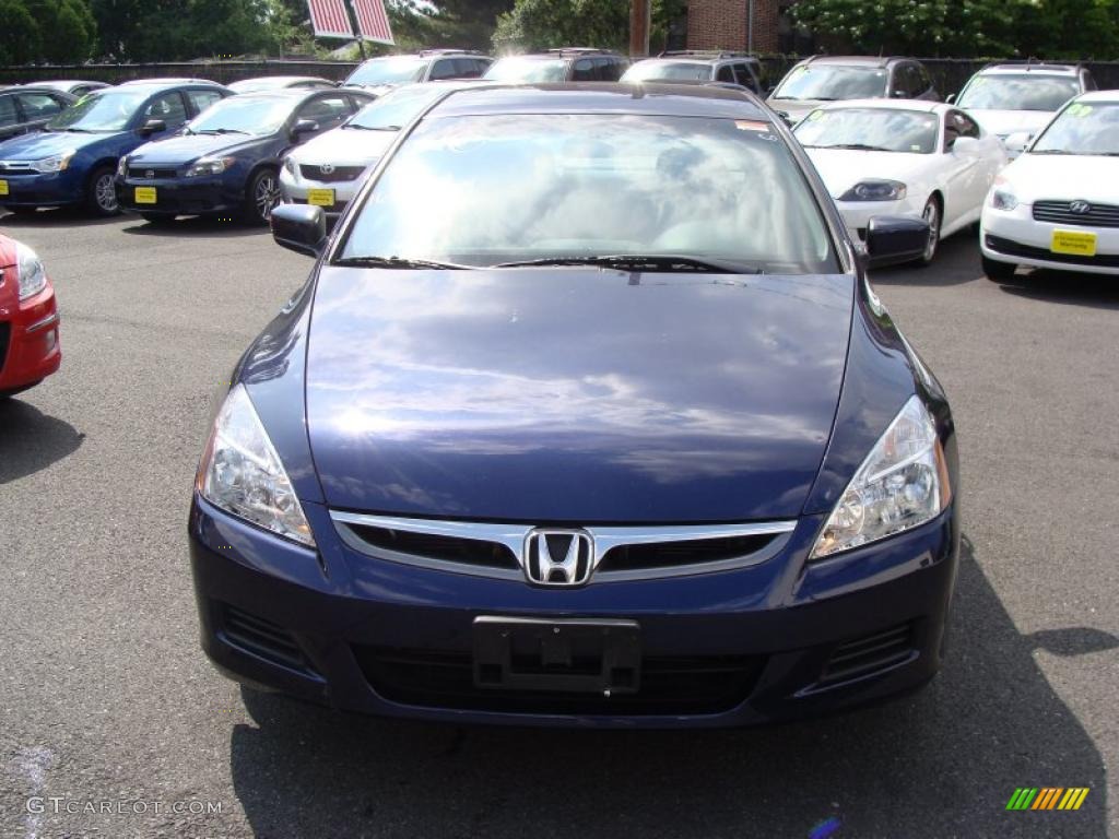 2007 Accord LX Sedan - Royal Blue Pearl / Gray photo #2