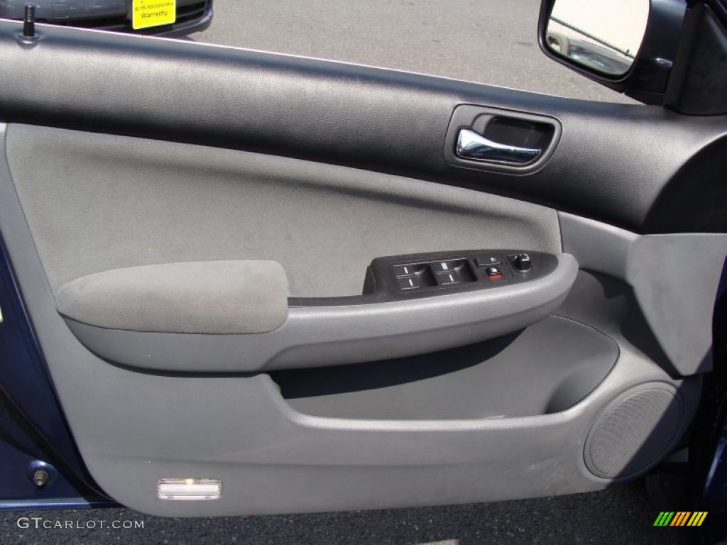 2007 Accord LX Sedan - Royal Blue Pearl / Gray photo #10