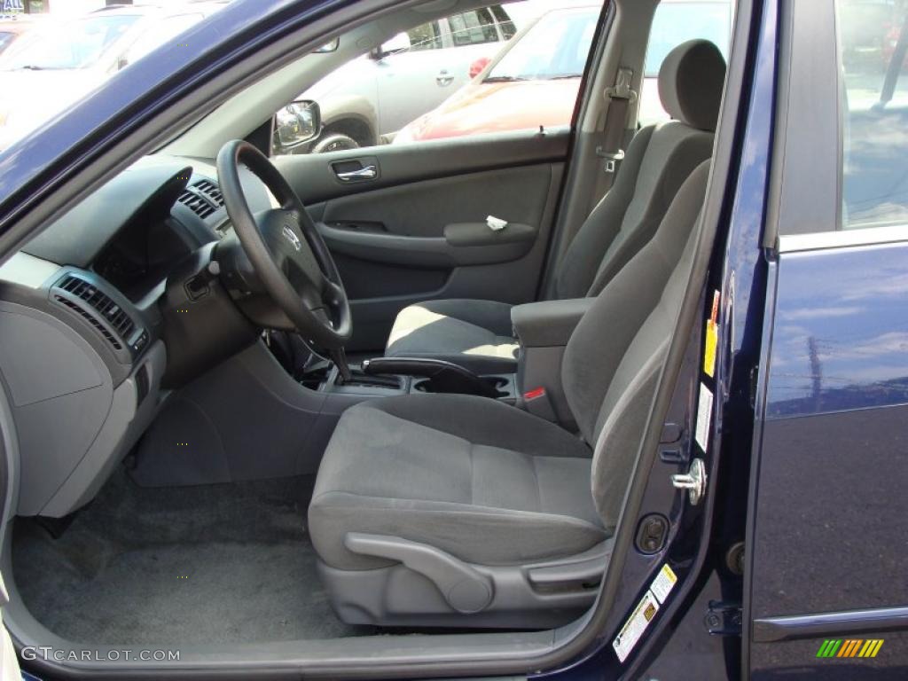 2007 Accord LX Sedan - Royal Blue Pearl / Gray photo #12