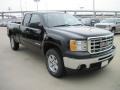 2010 Onyx Black GMC Sierra 1500 SLE Extended Cab 4x4  photo #2