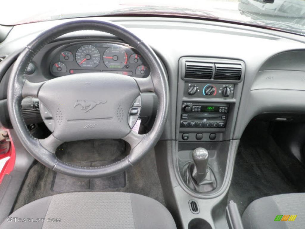 2004 Mustang V6 Coupe - Torch Red / Dark Charcoal photo #5