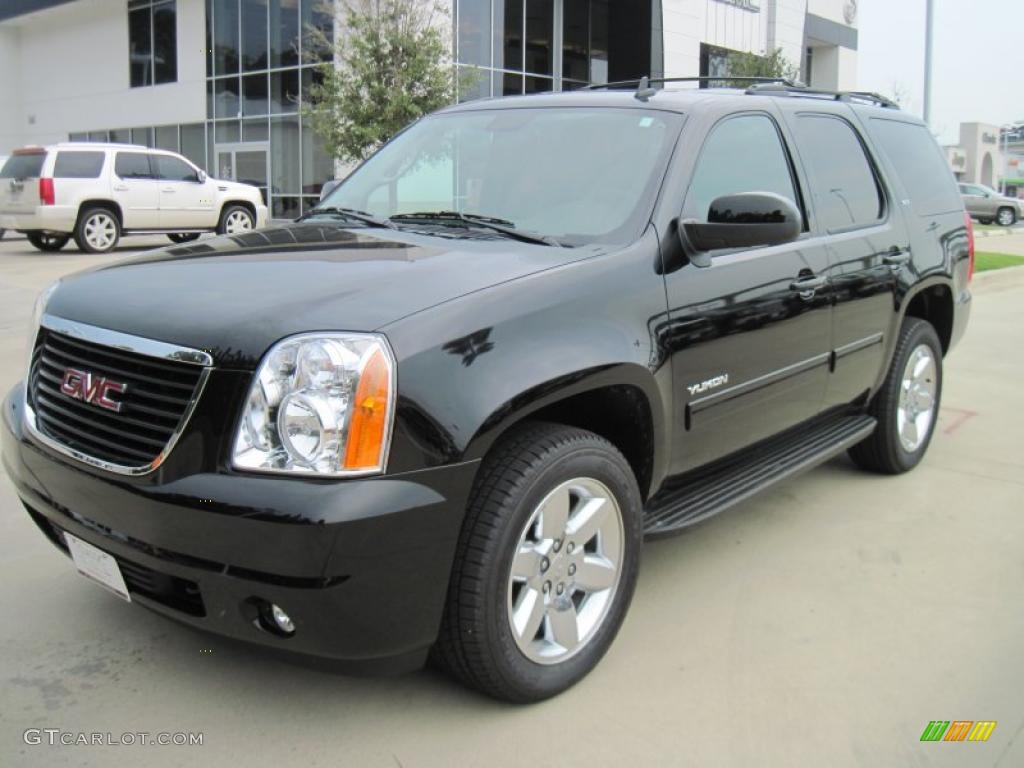 2010 Yukon SLT - Onyx Black / Ebony photo #1