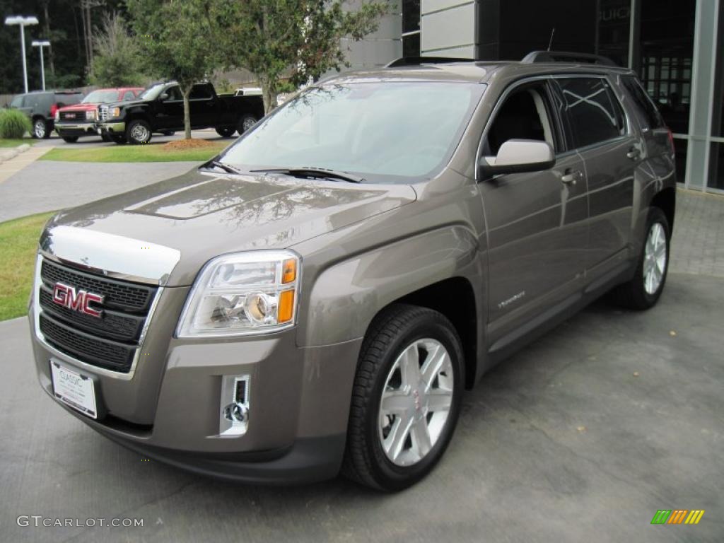 2010 Terrain SLE - Mocha Steel Metallic / Jet Black photo #1