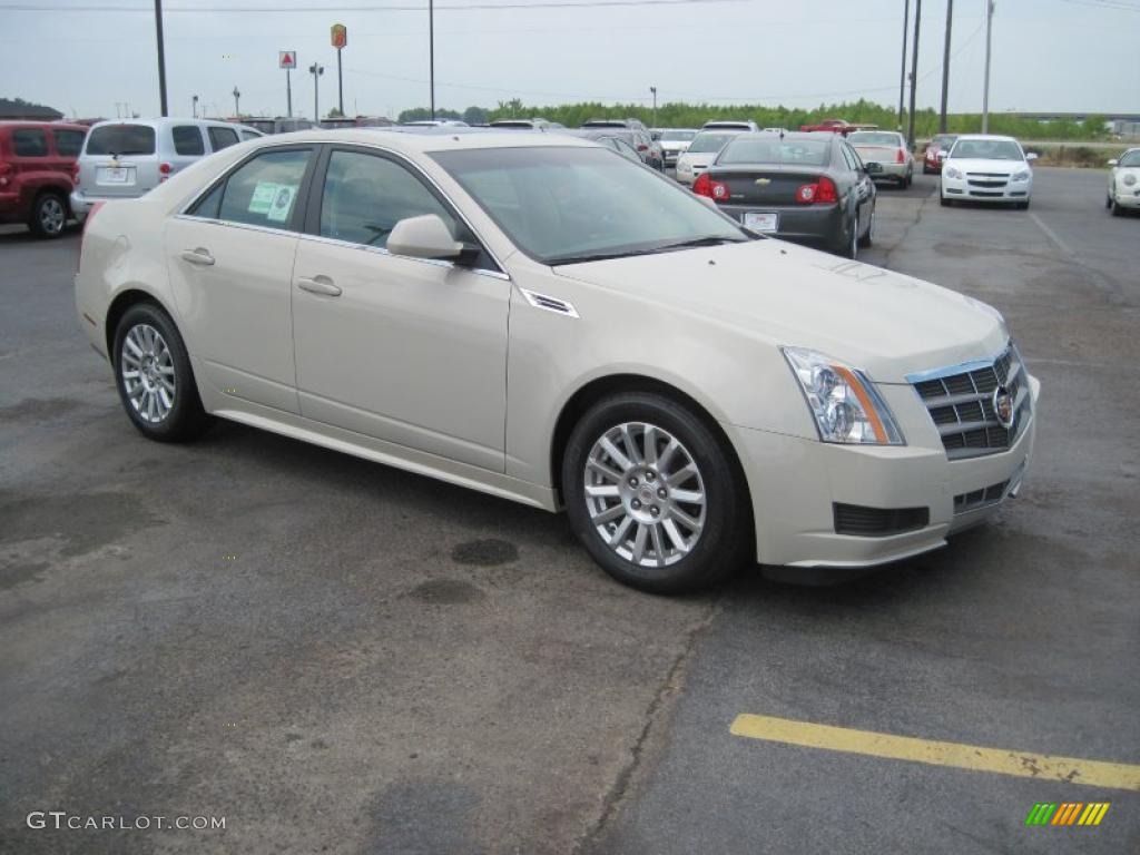 2010 CTS 3.0 Sedan - Vanilla Latte / Cashmere/Cocoa photo #3
