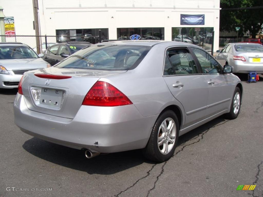 2007 Accord EX Sedan - Alabaster Silver Metallic / Gray photo #5