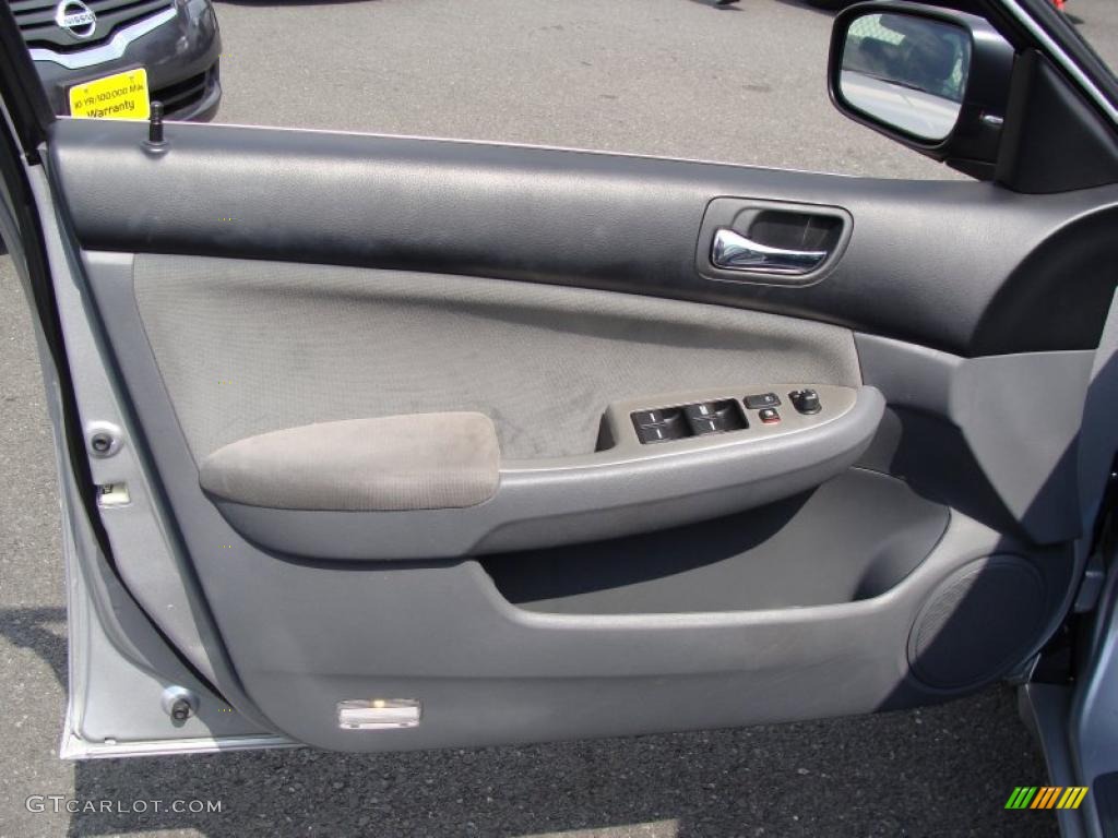 2007 Accord EX Sedan - Alabaster Silver Metallic / Gray photo #11