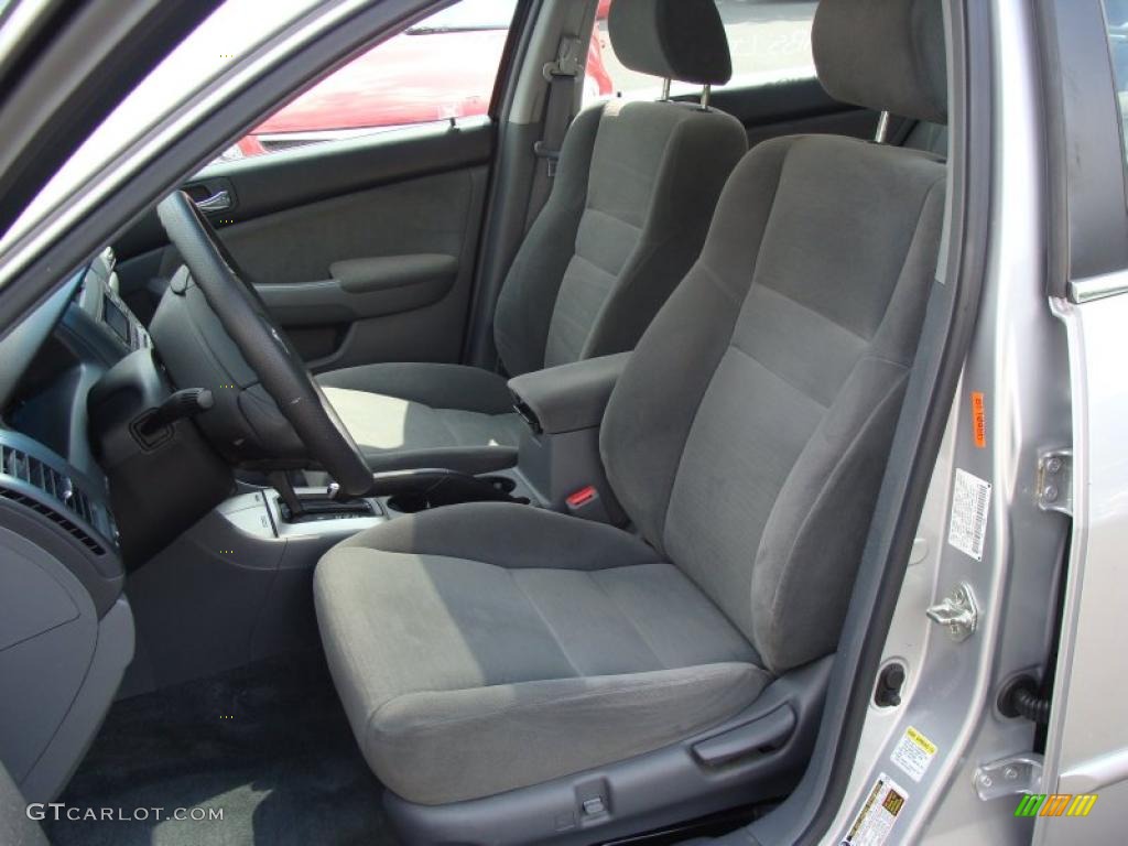 2007 Accord EX Sedan - Alabaster Silver Metallic / Gray photo #16