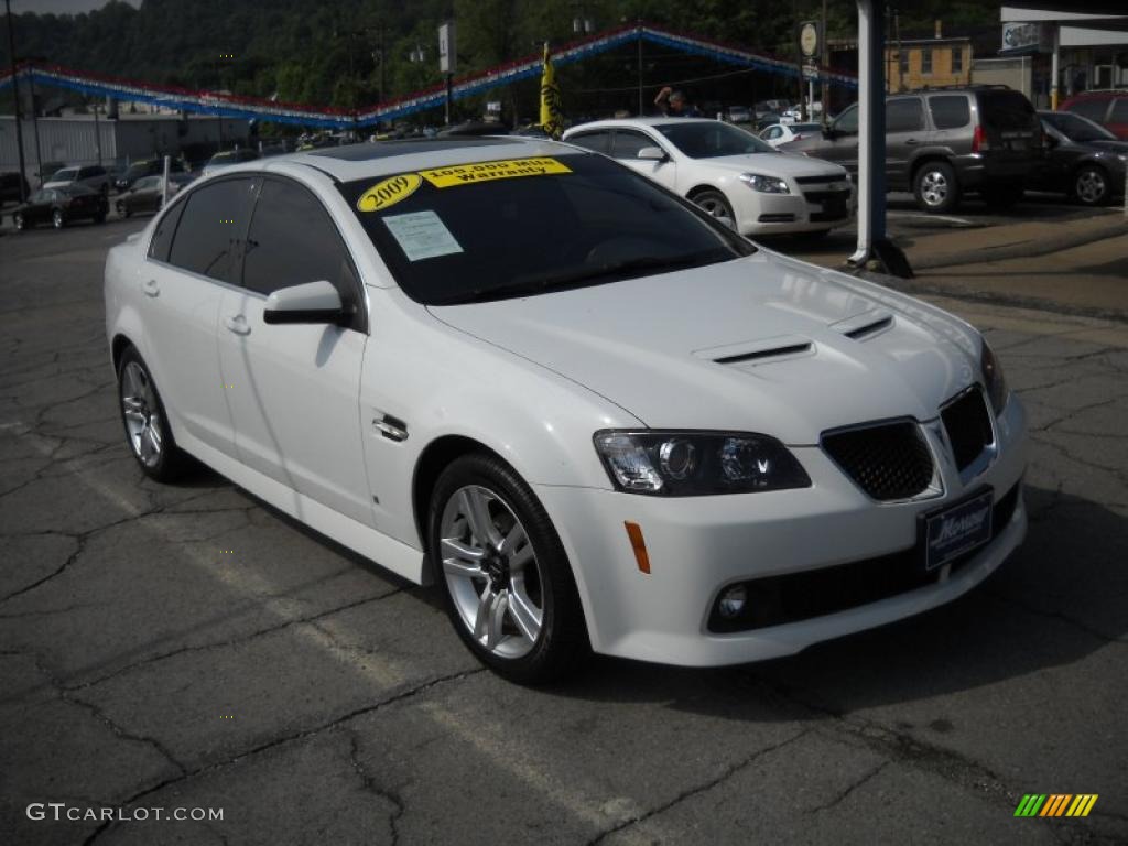 2009 G8 Sedan - White Hot / Onyx photo #17