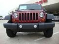 2010 Red Rock Crystal Pearl Jeep Wrangler Unlimited Sport 4x4  photo #8