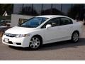Taffeta White - Civic LX Sedan Photo No. 4