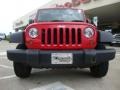 2009 Flame Red Jeep Wrangler X 4x4  photo #8