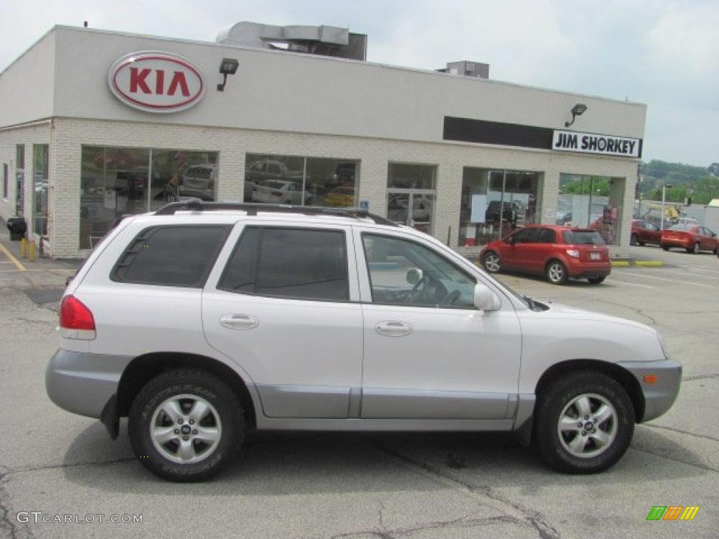 2005 Santa Fe LX 3.5 4WD - Nordic White / Gray photo #2